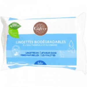 LINGETTES BIODEGRADABLES A L'EAU THERMALE x60