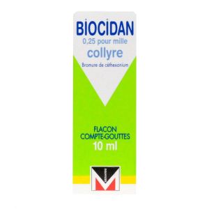 Biocidan 0,025% Collyre Fl/10m