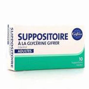Suppositoire Glycérine Gifrer Adulte B/10