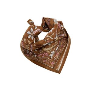 Foulard Caramel Petit modèle So Family 50 cm