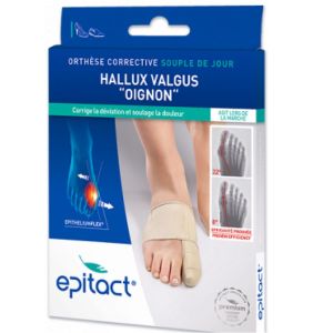 ORTHÈSE CORRECTIVE HALLUX VALGUS « OIGNON » JOUR M