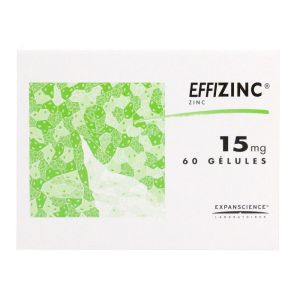 Effizinc 15mg Gelule 60