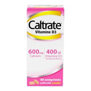 Caltrate Vit D3 600mg/400ui Cp