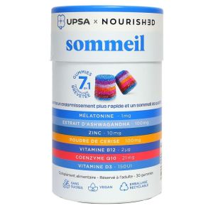 Upsa Nourished Sommeil 7en1 30 Gummies