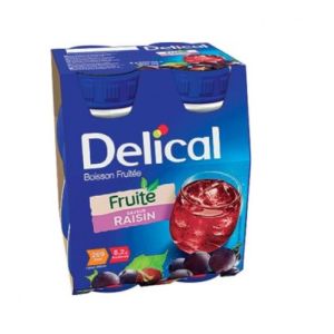Delical Boisson Fruitée Raisin 4X200ml