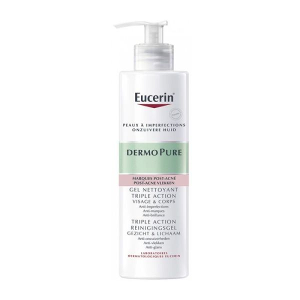 Eucerin Dermopure Nettoyant Triple action 400ml