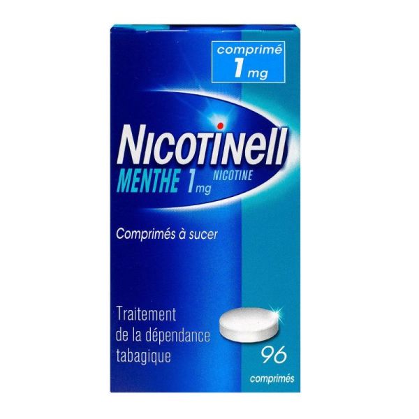 Nicotinelle 1mg comprimés à Sucer Menthe