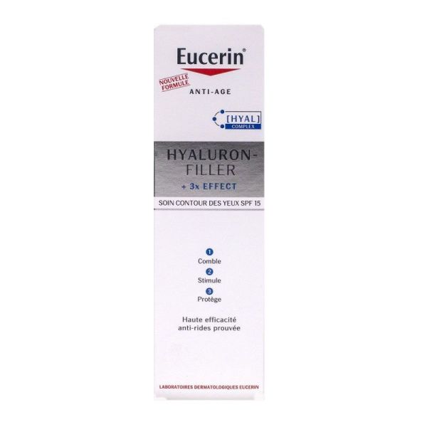 Eucerin Hyaluron-Filler +3x Effect soin contour des yeux 15ml