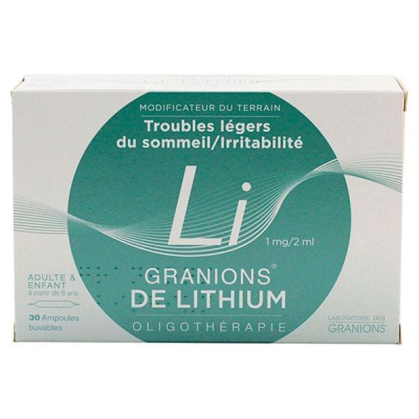 Granions De Lithium Solution Buvable 10 ampoules