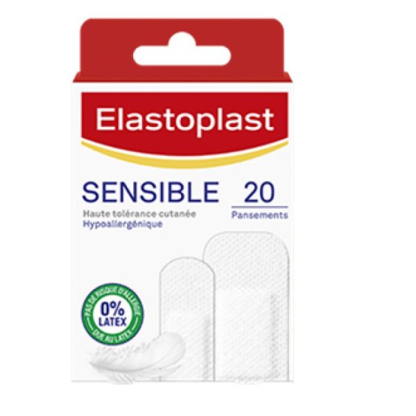 Elastoplast Pansements 20 sensible 2 formats