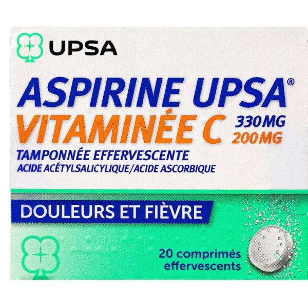 Aspirine Upsa Vitamine C Cpr E