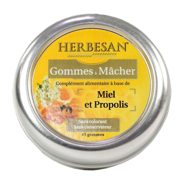 Herbesan 45 Gommes Miel Propolis