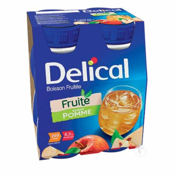 Delical Boisson Fruité Pomme 4X200ml