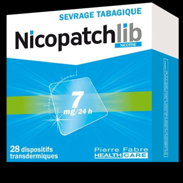 Nicopatchlib 7mg/24h 28 Dispositifs transdermiques