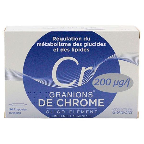Granions De Chrome 30 Ampoules