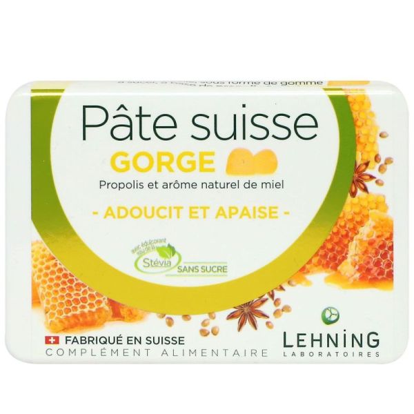 Lehning Propolis Pate Suisse Gorge Gommes 50g