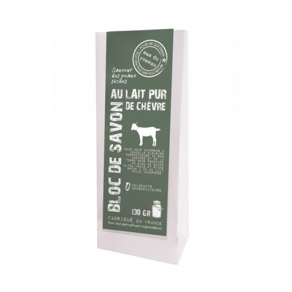 Bloc De Savon au Lait De Chèvre 130gr