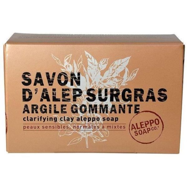 Savon d'Alep Surgras à l'Argile Gommante 150g