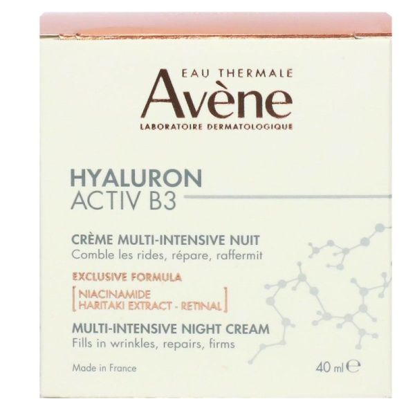 Avène Hyaluron Activ B3 crème multi-intensive Nuit 40ml