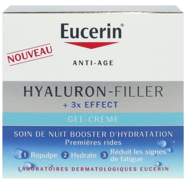 Eucerin Hyaluron 3x Effect Nuit gel crème 50ml