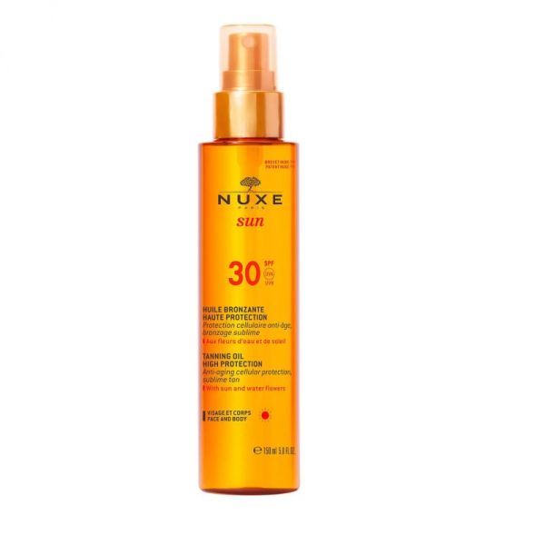 Nuxe Sun Huile Bronzante Spf30 150ml