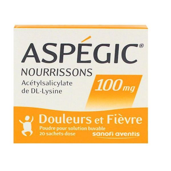 Aspegic 100mg Pdr Sbuv Nour 20