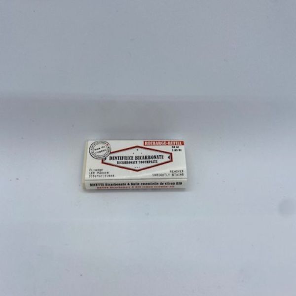 Recharge Au bicarbonate et huile essentielle de citron bio 30gr