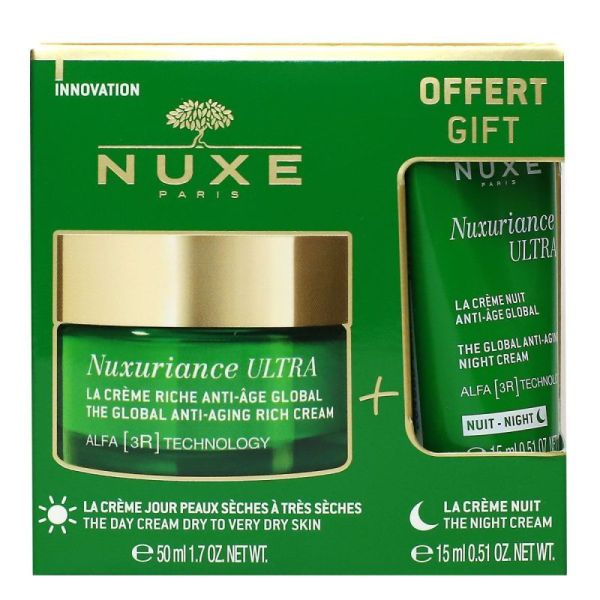 Nuxuriance Ultra Crème jour peaux sèches 50ml+ crème nuit 15ml