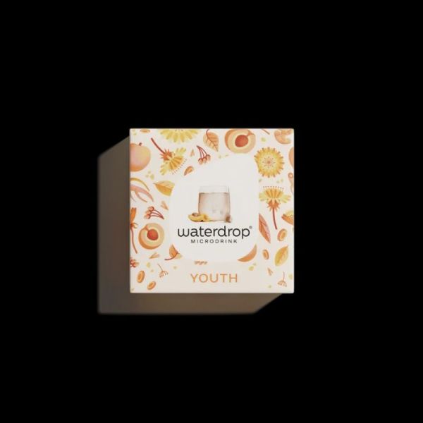 12 Waterdrop Microdrink Youth Pêche/gingembre/pissenlit