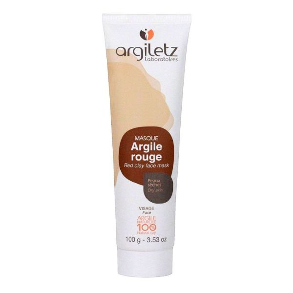 Argile Rouge Masque Peaux Sèches Argiletz 100g