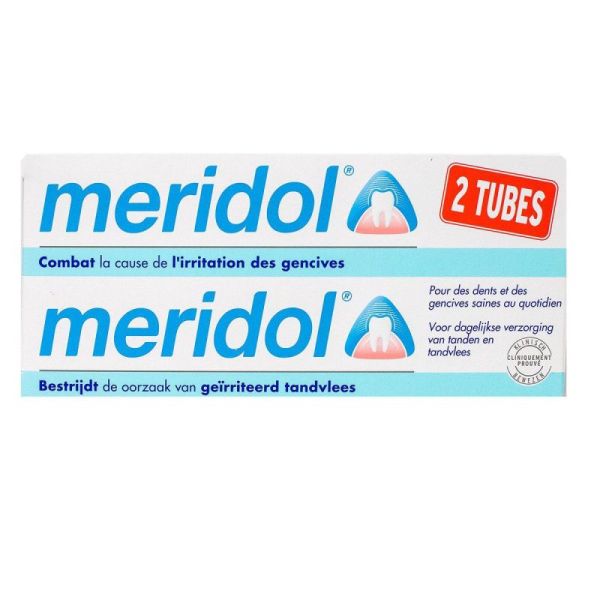 Meridol Lot De 2*75ml Dentifrice