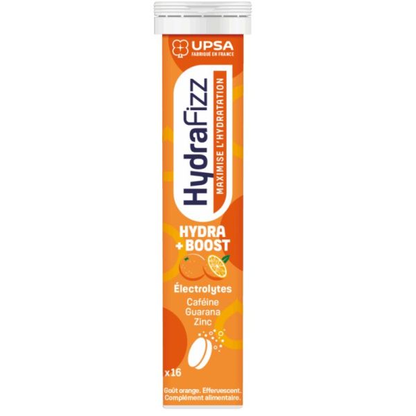 Hydrafizz + Boost 16 comprimés Effervescents