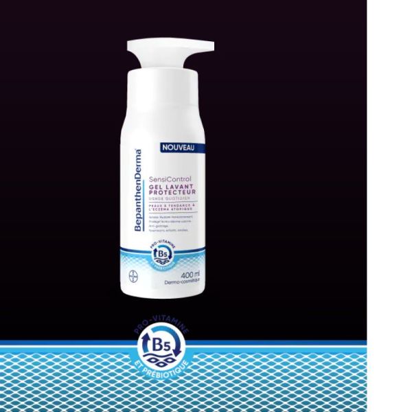 Bepanthenderma SensiControl Gel Lavant protecteur 400ml