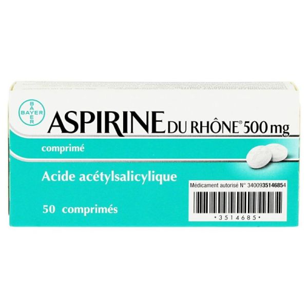 Aspirine Du Rhone 500mg Cpr B/