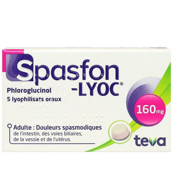 Spasfon Lyoc 160mg 5 Lyophilisats