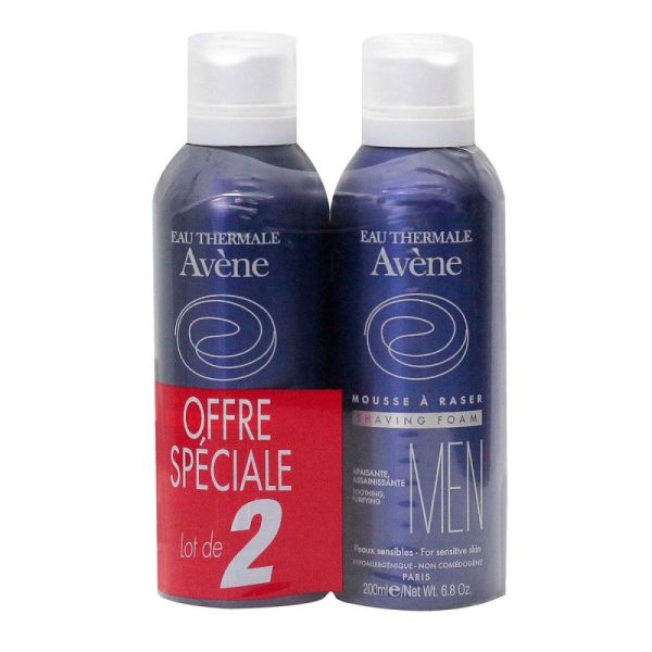 Avene Mousse A Raser Lot De 2*