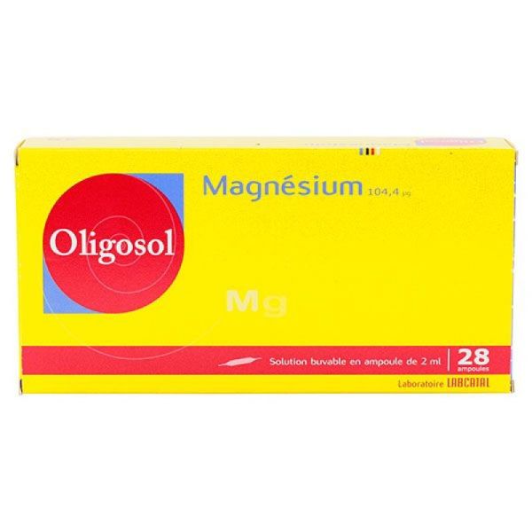 Oligosol Mg Ampoule Boite 28