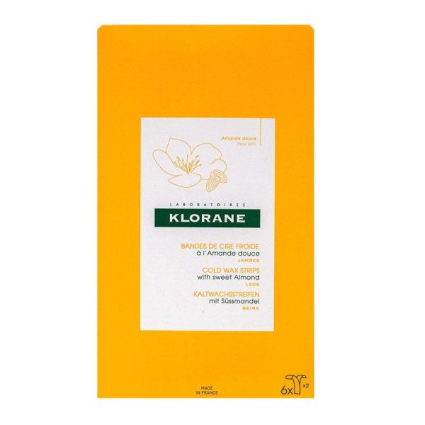 Klorane 6 Bandes De Cire Froide corps