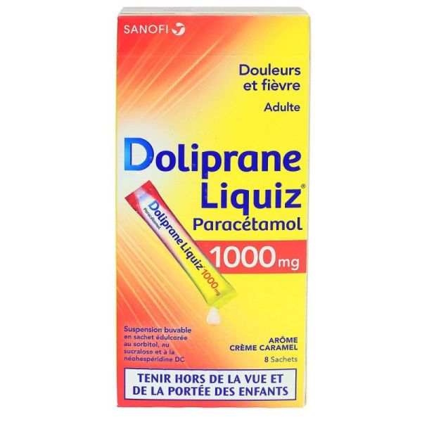 Dolipraneliquiz 1 000mg Sachet
