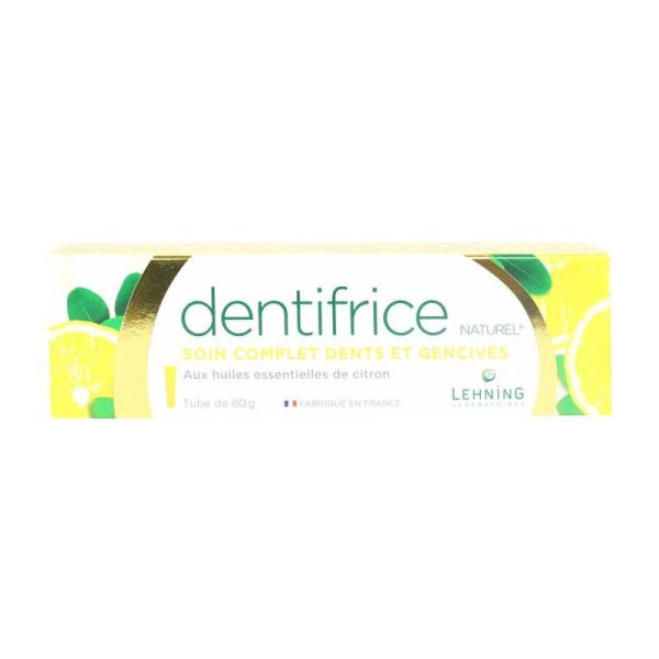 Dentifrice Homeo Fluor Lehning Tub 80gr
