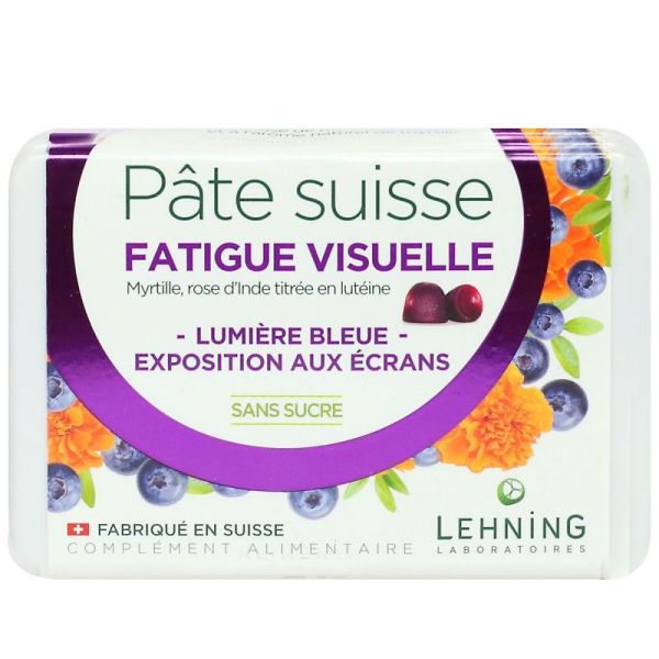Pate Suisse Lehning Fatigue Visuelle 40 gommes