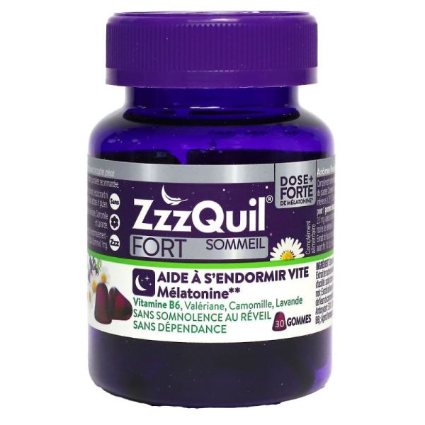 Zzzquil Fort Sommeil Fruits des Bois 30 Gommes