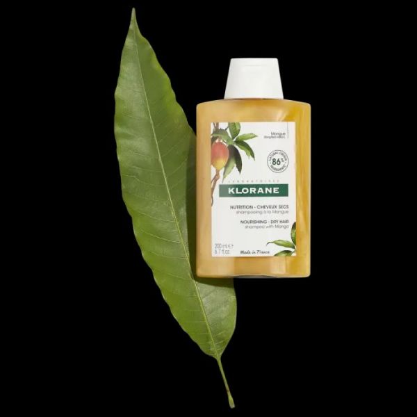 Klorane Shampoing Beurre Mangue Nutrition 400ml