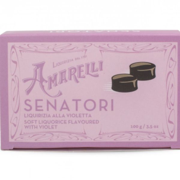 Amarelli Senatori Reglisse /violette 100g
