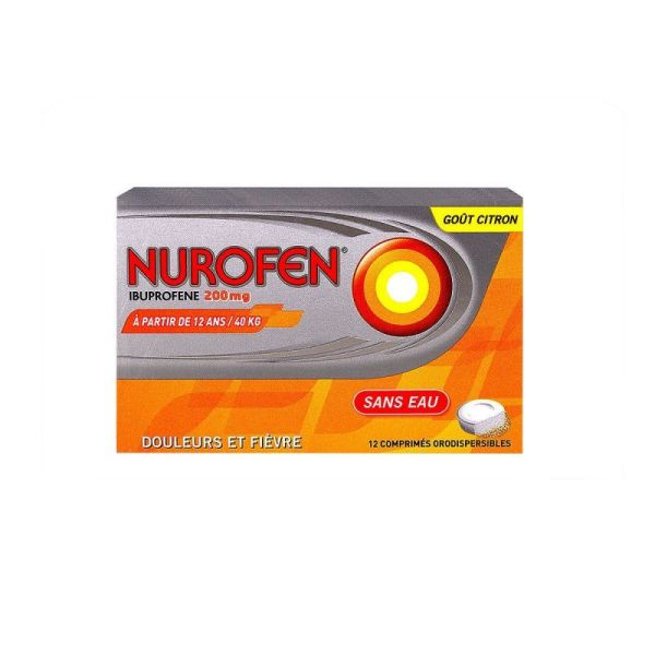 Nurofen 200mg Tabs 12 comprimé Orodispersible