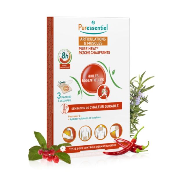 Patchs chauffants Pure Heat Articulations & Muscles 8H00