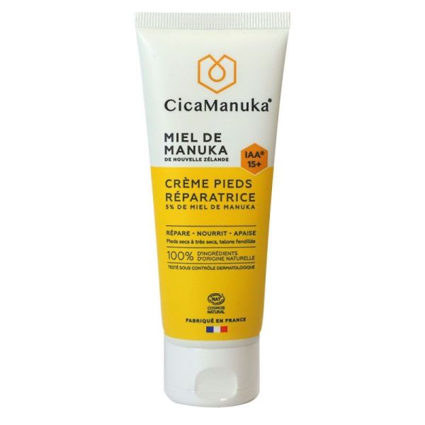 Cicamanuka Crème Pieds Réparatrice Iaa15+ 75ml