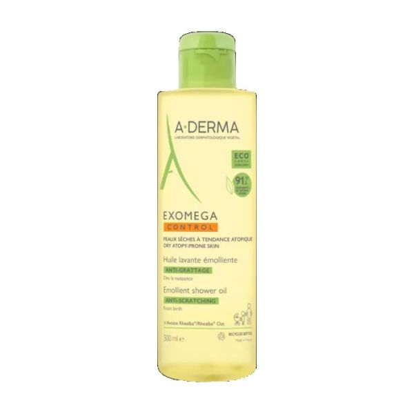 A-derma Exomega Control huile lavante émolliente 500ml