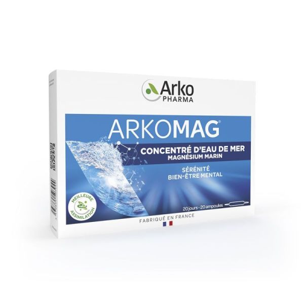 Arkocean Magnésium Marin Caramel 20 Ampoules