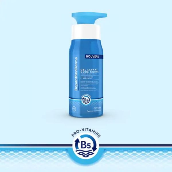 Bepanthenderma Gel Lavant Corps 400ml